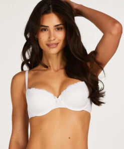 Soutien-gorge à Armatures Préformé Secret Lace - Blanc