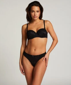 Soutien-gorge à Armatures Préformé Sans Bretelles Maya - Noir 10 Soutien-gorge à Armatures Préformé Sans Bretelles Maya - Noir -Catrin La Lingerie Boutique 111698 3