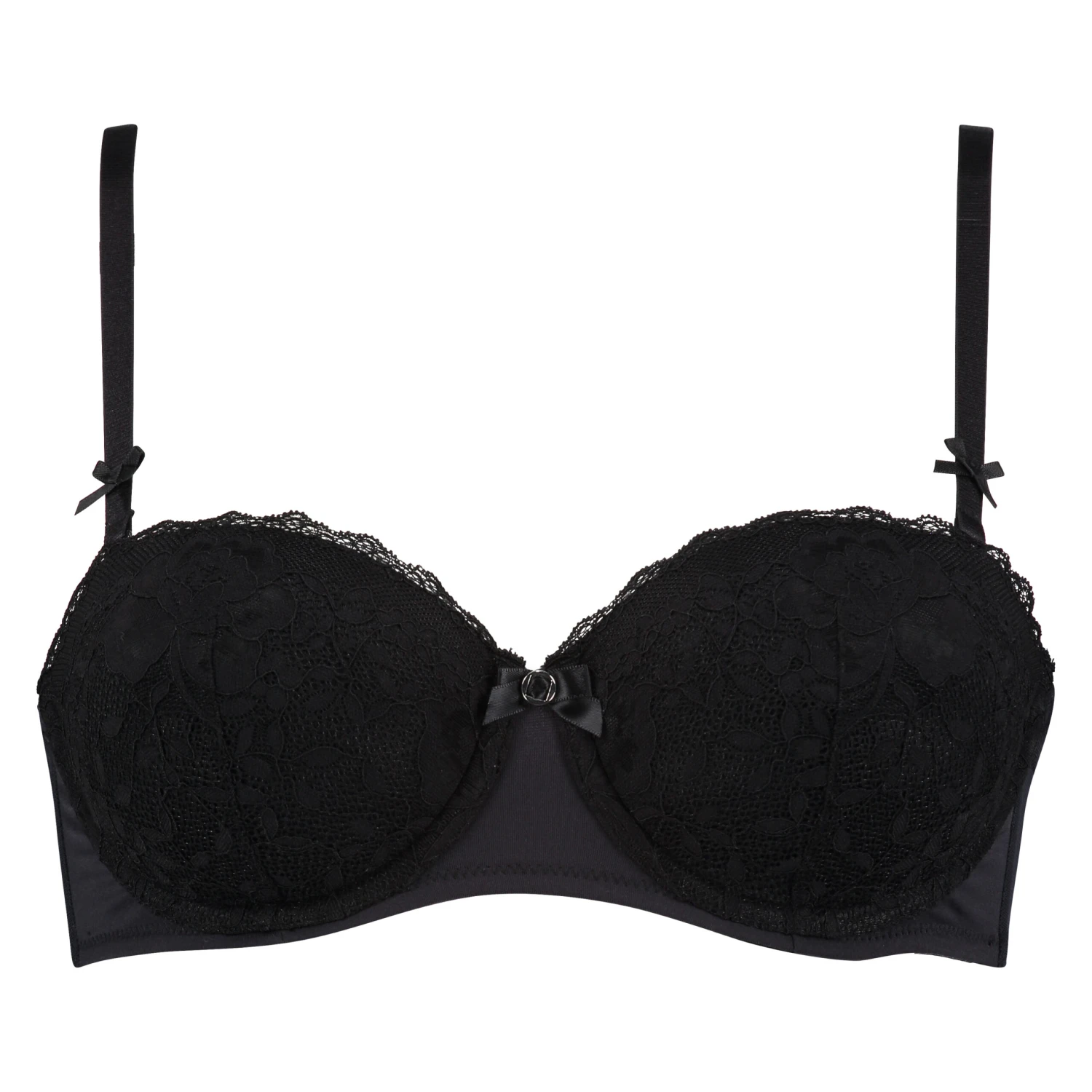 Soutien-gorge à Armatures Préformé Sans Bretelles Maya - Noir 7 Soutien-gorge à Armatures Préformé Sans Bretelles Maya - Noir – Image 5
