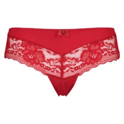 Slip Brésilien Maya - Rouge -Catrin La Lingerie Boutique 119849 5