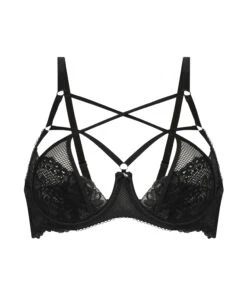 Soutien-gorge à Armatures Non-préformé Anna - Noir -Catrin La Lingerie Boutique 139510 5