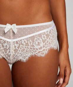 Slip Brésilien Marilee - Blanc -Catrin La Lingerie Boutique 141695 2