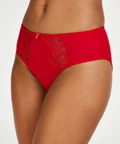 Slip Taille Haute Diva - Rouge -Catrin La Lingerie Boutique 157544 2