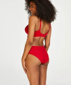 Slip Taille Haute Diva - Rouge -Catrin La Lingerie Boutique 157544 4