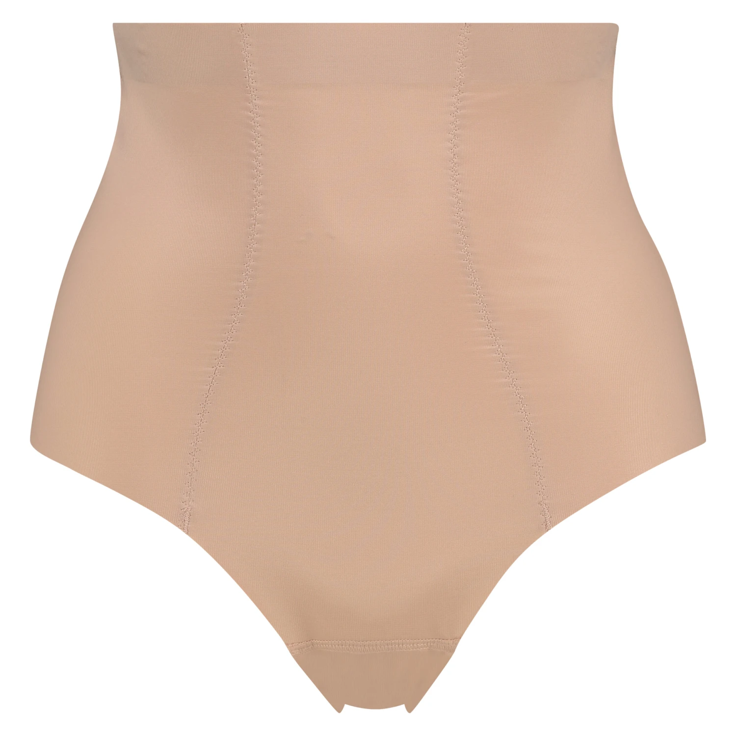 String Taille Haute Avec Gaine Sculptante En Dentelle Scuba - Beige 5 String Taille Haute Avec Gaine Sculptante En Dentelle Scuba - Beige – Image 3