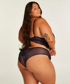 Slip Brésilien Marilee - Bleu -Catrin La Lingerie Boutique 168701 13