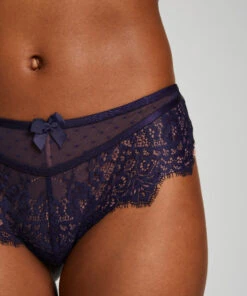 Slip Brésilien Marilee - Bleu -Catrin La Lingerie Boutique 168701 2