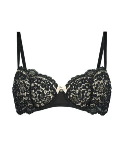 Soutien-gorge à Armatures Préformé Rose - Noir -Catrin La Lingerie Boutique 168835 5