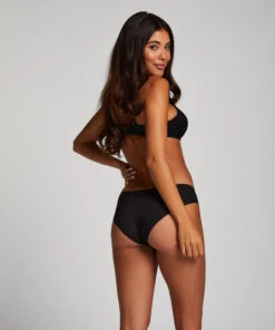 Soutien-gorge à Armatures Non-préformé Satin Fleece - Noir -Catrin La Lingerie Boutique 169214 4