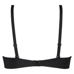 Soutien-gorge à Armatures Non-préformé Satin Fleece - Noir -Catrin La Lingerie Boutique 169214 6