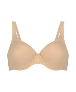 Soutien-gorge à Armatures Non-préformé Satin Fleece - Beige -Catrin La Lingerie Boutique 169215 5