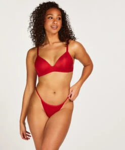 Soutien-gorge Préformé Sans Armatures Mona - Rouge -Catrin La Lingerie Boutique 171685 3