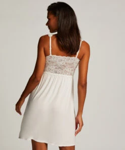 Nuisette Nora Dentelle - Blanc 9 Nuisette Nora Dentelle - Blanc -Catrin La Lingerie Boutique 175246 4