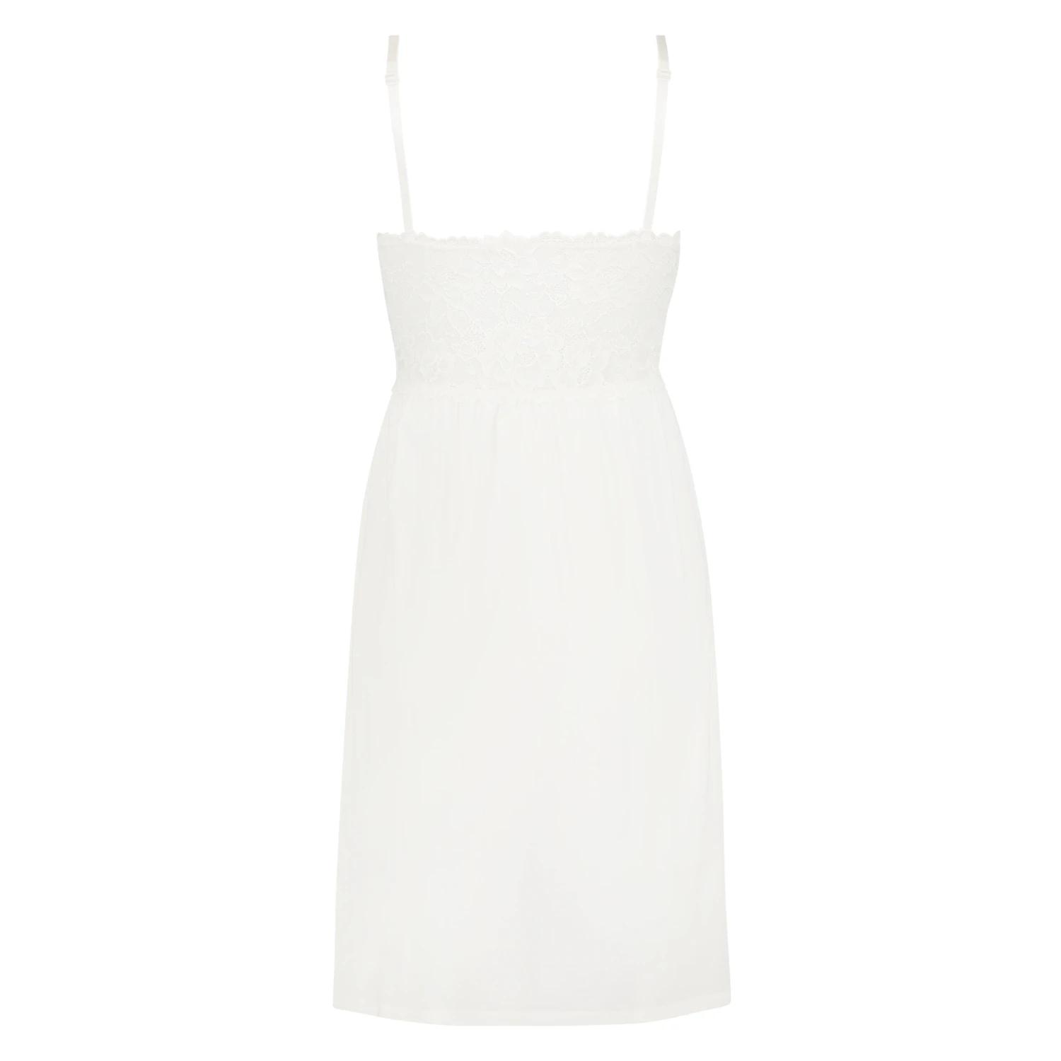 Nuisette Nora Dentelle - Blanc 7 Nuisette Nora Dentelle - Blanc – Image 5