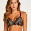Soutien-gorge Push-up à Armatures Préformé Teddy - Noir