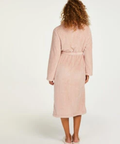 Long Peignoir Polaire - Rose 9 Long Peignoir Polaire - Rose -Catrin La Lingerie Boutique 185722 4