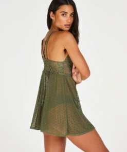 Baby-doll Beatriz - Vert -Catrin La Lingerie Boutique 186001 4