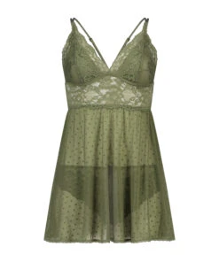 Baby-doll Beatriz - Vert -Catrin La Lingerie Boutique 186001 5