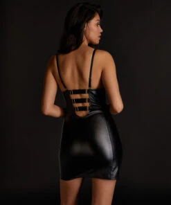 Nuisette Préformée à Armatures Push-up Talia - Noir -Catrin La Lingerie Boutique 186779 4