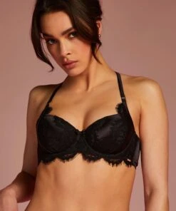 Soutien-gorge Rembourré à Armatures Hannako - Noir