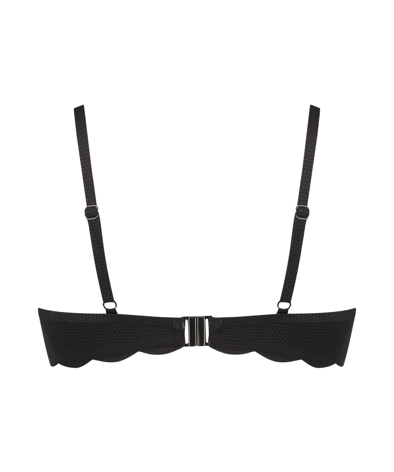 Haut De Bikini Préformé à Armatures Scallop - Noir 8 Haut De Bikini Préformé à Armatures Scallop - Noir – Image 6