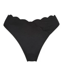 Bas De Bikini échancré Scallop - Noir -Catrin La Lingerie Boutique 191511 5
