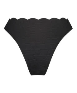 Bas De Bikini échancré Scallop - Noir -Catrin La Lingerie Boutique 191511 6