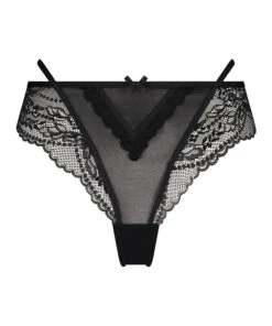 Slip Brésilien Anna - Noir 10 Slip Brésilien Anna - Noir -Catrin La Lingerie Boutique 195484 5