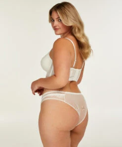 Soutien-gorge Rembourré à Armatures Longline Malika - Blanc -Catrin La Lingerie Boutique 195488 13