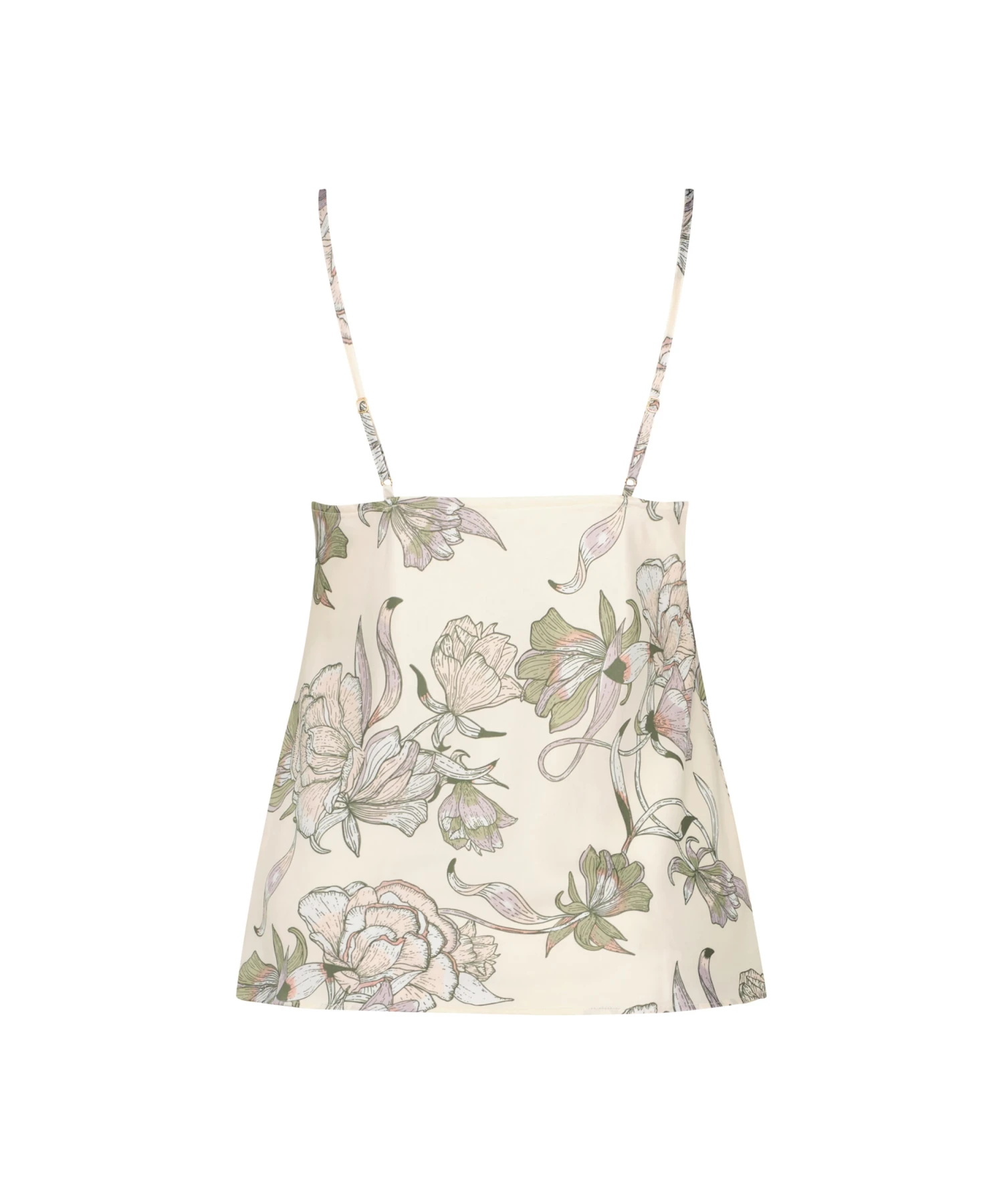 Haut De Camisole Satin Dentelle - Blanc 10 Haut De Camisole Satin Dentelle - Blanc – Image 8