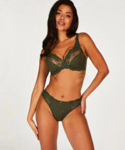Soutien-gorge à Armatures Non-préformé Diva - Vert -Catrin La Lingerie Boutique 196399 3
