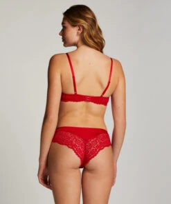 Soutien-gorge Push-up à Armatures Rembourré Rose - Rouge 11 Soutien-gorge Push-up à Armatures Rembourré Rose - Rouge -Catrin La Lingerie Boutique 196451 4
