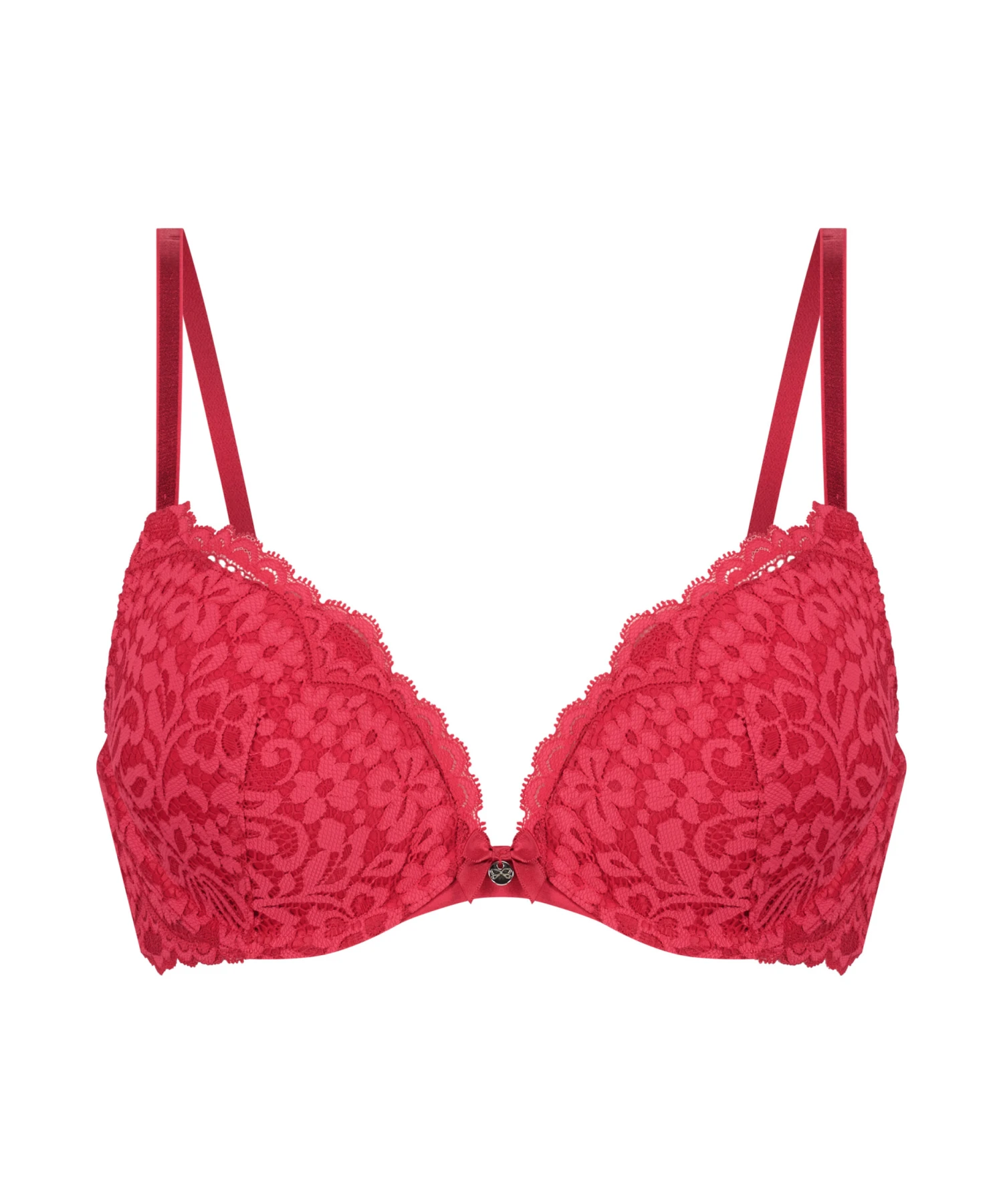 Soutien-gorge Push-up à Armatures Rembourré Rose - Rouge 7 Soutien-gorge Push-up à Armatures Rembourré Rose - Rouge – Image 5