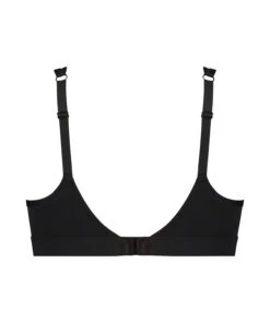 Soutien-gorge Rembourré Sans Armatures En Maille - Noir -Catrin La Lingerie Boutique 196880 6