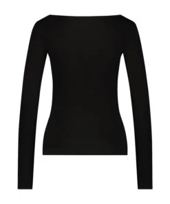 Haut De Pyjama Manches Longues Jersey - Noir 13 Haut De Pyjama Manches Longues Jersey - Noir -Catrin La Lingerie Boutique 199829 6