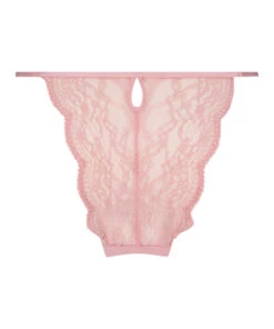 Slip Brésilien Isabelle - Rose -Catrin La Lingerie Boutique 200001 6