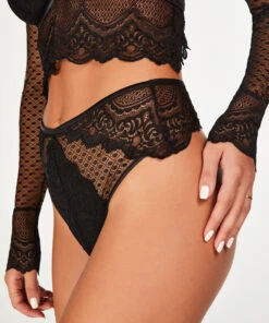String Taille Haute Lotta - Noir -Catrin La Lingerie Boutique 200167 2