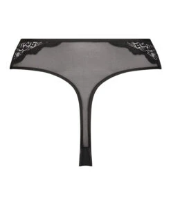 String Taille Haute Lotta - Noir -Catrin La Lingerie Boutique 200167 6