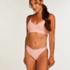 Slip Brésilien échancré Dianne - Rose -Catrin La Lingerie Boutique 200258 1