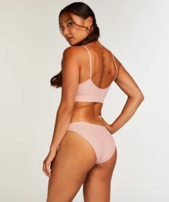 Slip Brésilien échancré Dianne - Rose -Catrin La Lingerie Boutique 200258 4