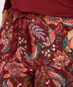 Petite Pantalon De Pyjama Jersey - Rouge 8 Petite Pantalon De Pyjama Jersey - Rouge -Catrin La Lingerie Boutique 200352 2