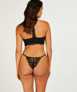 Slip Brésilien Jean - Noir 9 Slip Brésilien Jean - Noir -Catrin La Lingerie Boutique 200618 4