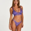 Slip Brésilien Jambes Hautes Amy - Violet 2 Slip Brésilien Jambes Hautes Amy - Violet -Catrin La Lingerie Boutique 200771 1