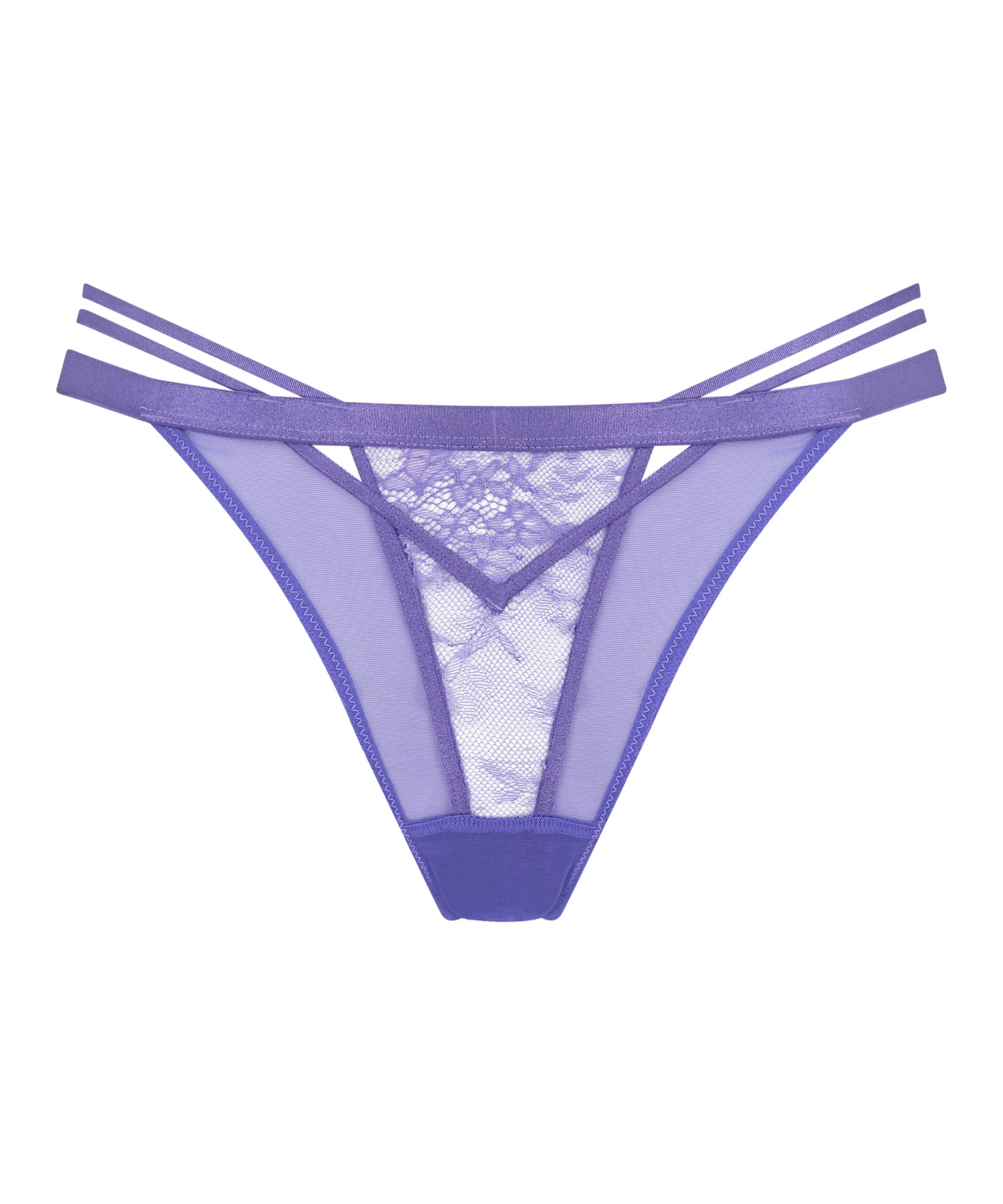 Slip Brésilien Jambes Hautes Amy - Violet 6 Slip Brésilien Jambes Hautes Amy - Violet – Image 4