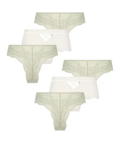 Lot De 6 Boxers Vikki - Blanc -Catrin La Lingerie Boutique 200838 6