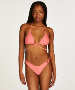 Bas De Bikini Taille Haute Sicily - Rose
