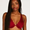 Haut De Bikini à Armatures Non Rembourré Scallop - Rouge 2 Haut De Bikini à Armatures Non Rembourré Scallop - Rouge -Catrin La Lingerie Boutique 200921 1