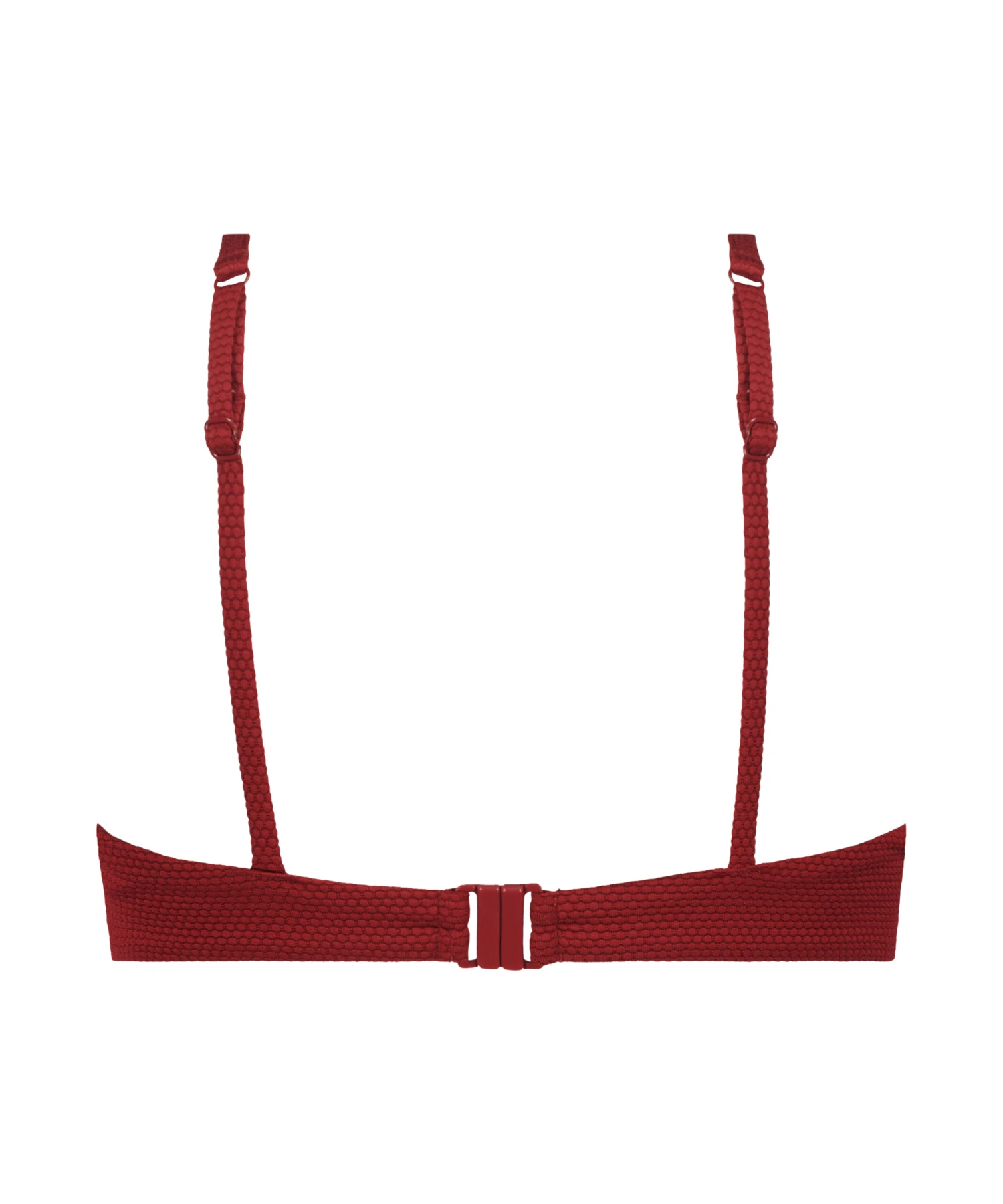 Haut De Bikini à Armatures Non Rembourré Scallop - Rouge 8 Haut De Bikini à Armatures Non Rembourré Scallop - Rouge – Image 6