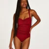 Maillot De Bain Scallop - Rouge 1 Maillot De Bain Scallop - Rouge -Catrin La Lingerie Boutique 200924 1