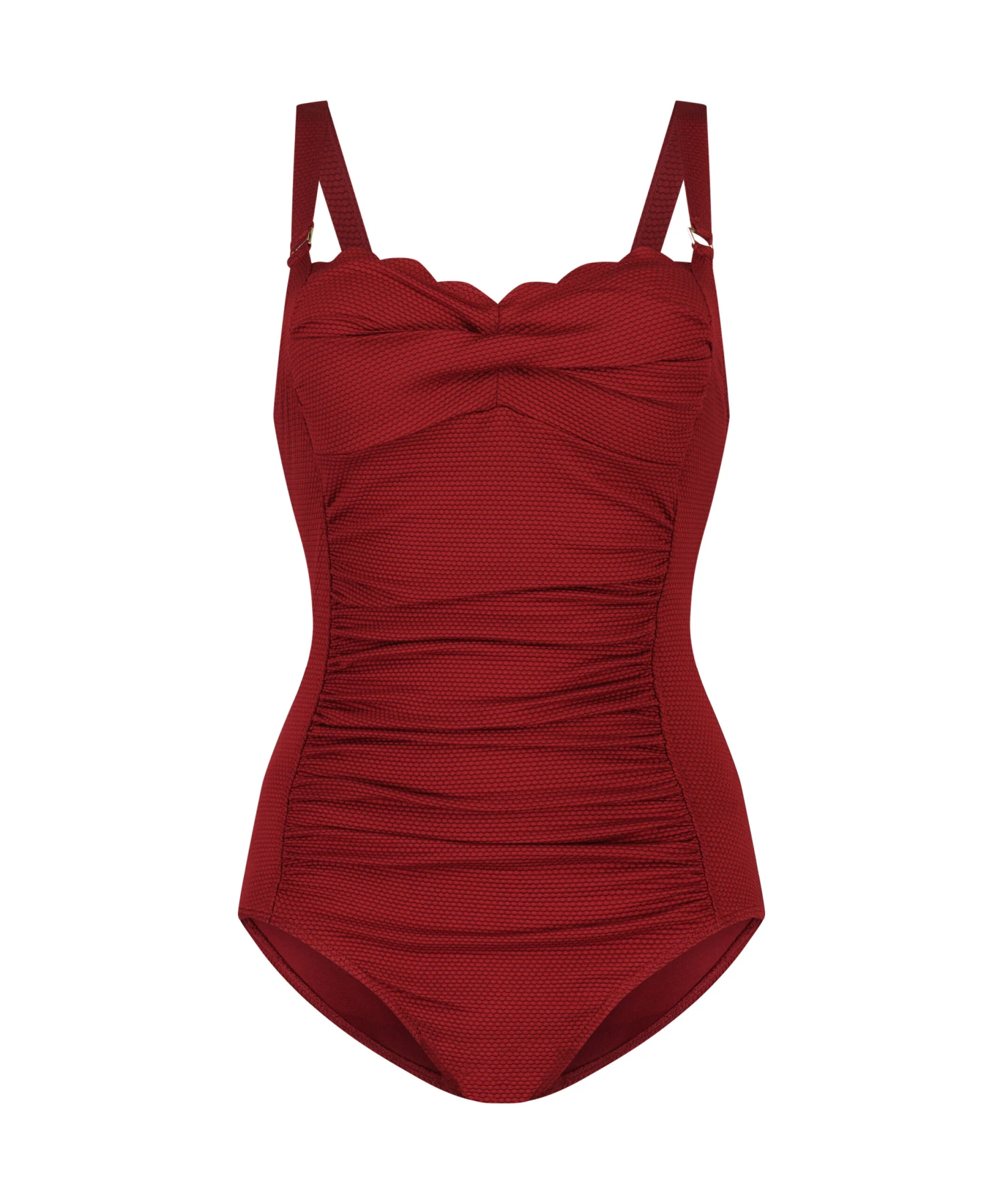 Maillot De Bain Scallop - Rouge 5 Maillot De Bain Scallop - Rouge – Image 4